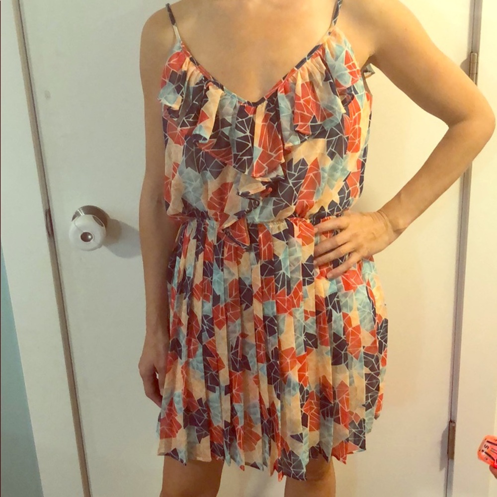 BCBG geometric dress M